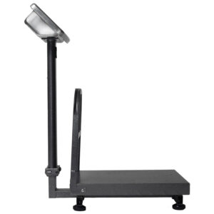 Elektroninės svarstyklės 200 kg, sandėliui, parduotuvei, platforminės, krovininės, pramoninės, LCD - Image 3