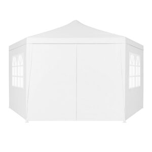 Sodo prekybinė palapinė 2x2x2 m su langais, balta MultiGarden - Image 3