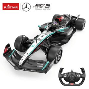 Nuotoliniu būdu valdomas automobilis Mercedes AMG F1 W15 E R/C, mastelis 1:12, Rastar 10250 - Image 3