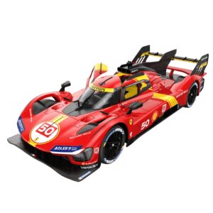Nuotoliniu būdu valdomas automobilis Ferrari 499P R/C, mastelis 1:14, Rastar 10110 - Image 3