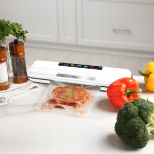 Vakuuminis maisto pakavimo aparatas 110W priedai baltas - Image 3