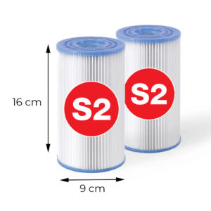 Filtras Pure Spa siurbliui, S2 tipas, 2 vnt. rinkinys, INTEX 29012 - Image 3