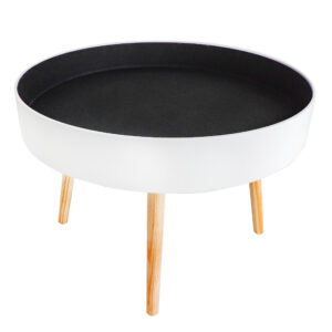 Apvalus kavos staliukas su daiktadėže, 60 cm - Image 3