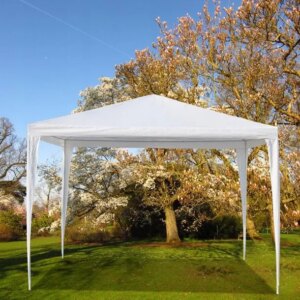 Sodo komercinė pavėsinė-palapinė, 3x3 m, 4 sienos, balta, MultiGarden - Image 3
