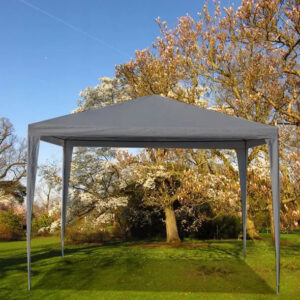 Komercinė sodo pavėsinė-palapinė, 3x3 m, 4 sienos, pilka, MultiGarden - Image 3