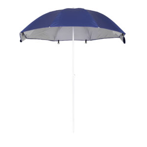 2-in-1 paplūdimio skėtis-palapinė su šoninėmis sienelėmis, reguliuojamas 125–200 cm, mėlynas, MultiGarden - Image 3