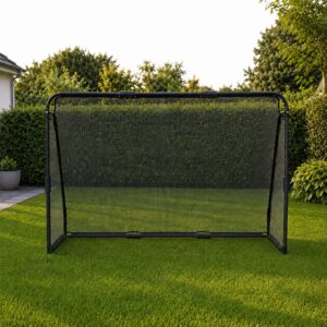 Futbolo vartai su tinklu 240x160x80 cm MOVEPRO - Image 3