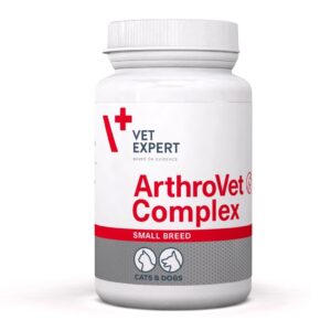 VETEXPERT ArthroVet Collagen Small breed - papildai šunims ir katėms -  60 tablečių