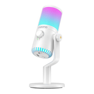 Gaming Microphone Maono DM30RGB baltos spalvos