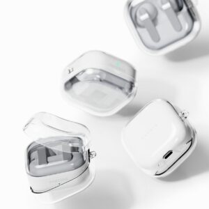 Ringke Air Samsung Galaxy Buds 4 / 4 Pro skaidrus/juodos spalvos - Image 3