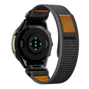 Spigen AthLex Air Garmin QuickFit 22 mm aktyvus juodos spalvos/oranžinės spalvos - Image 3