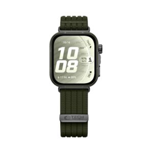 Tech-Protect NYLON Huawei Watch Fit 3 / 4 / 4 Pro / 5 / 5 Pro KARINĖ ŽALIA - Image 3