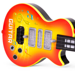 Roko gitara vaikams su infraraudonųjų spindulių melodijomis mokymuisi groti - Image 4