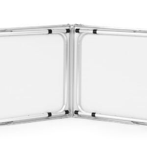 Turistinis stalas, sulankstomas kempingo stalas, rudas stalviršis, 120x60 cm, MultiGarden - Image 4