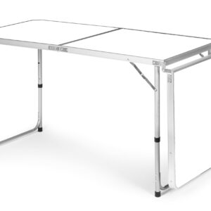 Stovyklavimo stalas, sulankstomas stovyklavimo stalas, baltas 180x60 cm stalviršis, MultiGarden - Image 4