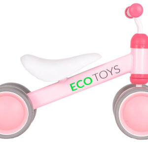 Balansinis dviratis, treniruoklis, mini dviratis vaikams, rožinis ECOTOYS - Image 4