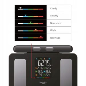 Analitinės vonios svarstyklės 15 parametrų Apple Health Google Fit SCALA WEBBER - Image 4