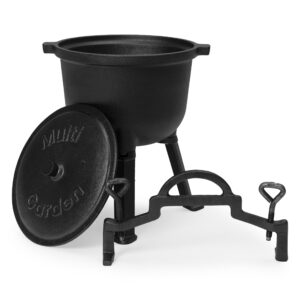 Ketaus pastatomas katilas 5L, medžiotojo puodas, laužo kepsninė, MultiGarden - Image 4