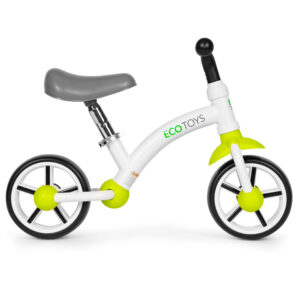 Balansinis dviratis vaikams, EVA ratai, reguliuojama sėdynė, žalias, ECOTOYS - Image 4