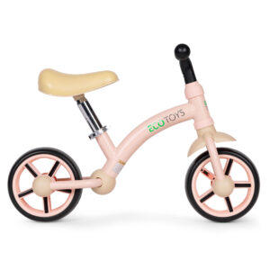 Balansinis dviratis vaikams, EVA ratai, reguliuojama sėdynė, rožinis, ECOTOYS - Image 4
