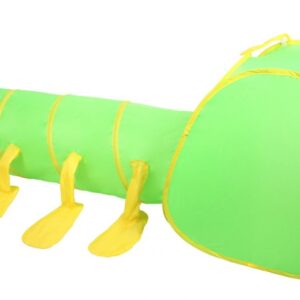 „Caterpillar“ žaidimų palapinė su tuneliu, „Pop-Up“ 2-in-1 rinkinys IPLAY - Image 4