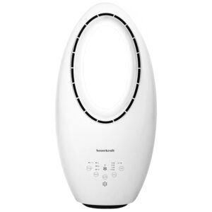 Modernus pastatomas ventiliatorius be menčių 60W – 3 režimai, nuotolinio valdymo pultas, laikmatis, LED apšvietimas - Image 4