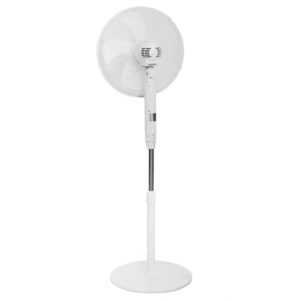 Grindinis ventiliatorius 45W – 3 režimai, 5 mentės, laikmatis, nuotolinio valdymo pultas - Image 4