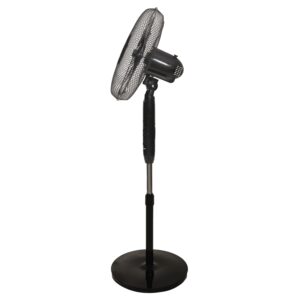 Pastatomas grindų ventiliatorius 45W – 3 režimai, 5 mentės, laikmatis, nuotolinio valdymo pultas - Image 4