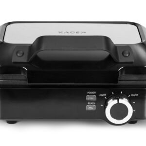 Vaflinė 2 dideliems vafliams, nelimpanti danga, temperatūros reguliavimas, 1200W KADEN - Image 4