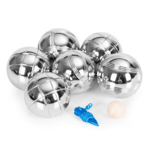 „Boules“ žaidimo rinkinys „Petanque“, 6 rutuliai + dėklas ir priedai - Image 4