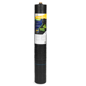 Juoda UV spinduliams atspari agroplėvelė 150 g/m² piktžolių kontrolės danga 1,6×20 m, smeigtukai, MultiGarden - Image 4