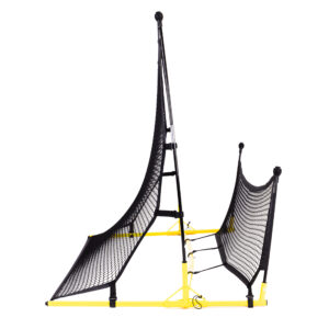 Dvipusis futbolo treniruoklis „Rebounder“ šaudymo į vartus pratyboms 220x120 cm, MOVEPRO - Image 4