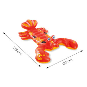 Pripučiamas plaukimo čiužinys su rankenomis omaras 213x137 cm žaislas, INTEX 57528 - Image 4