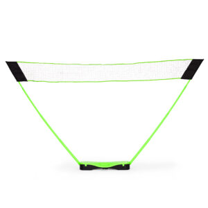 Badmintono rinkinys 300x156 cm sulankstomas tinklas, raketės, skraidukai, lagaminas, MOVEPRO - Image 4