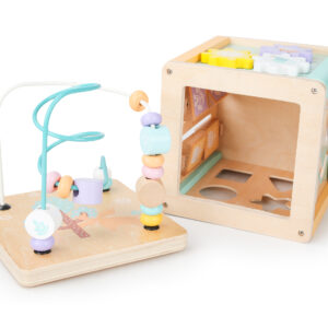 Medinis lavinamasis kubas, rūšiuoklis Ecotoys - Image 4