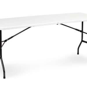 Kateringas stalas 180 cm, sulankstomas į lagaminą, baltas, MultiGarden - Image 4