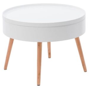 Apvalus kavos staliukas su daiktadėže, 60 cm - Image 4