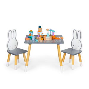 Stalas + 2 kėdės vaikiškų baldų komplektas ECOTOYS - Image 4