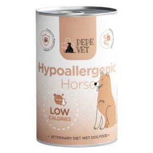 PAKA ZWIERZAKA Pepe Vet Hypoallergenic Horse - drėgnas ėdalas šunims - 400g