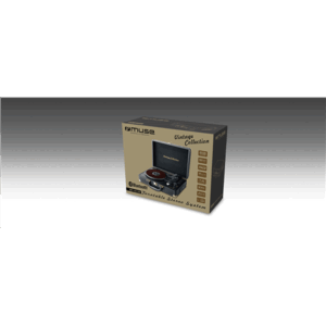 Muse | Turntable Stereo System | MT-103 GD | Black | 3 speeds | USB port | AUX in - Image 2
