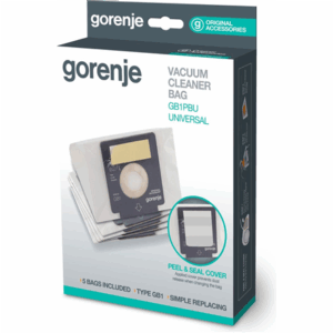 Gorenje | Vacuum cleaner paper bags, 5pcs | GB1PBU - Image 1