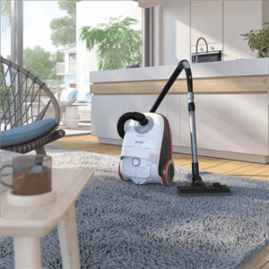 Gorenje | Vacuum cleaner | VCEA21GPLW | Bagged | Power 700 W | Dust capacity 3 L | White - Image 4