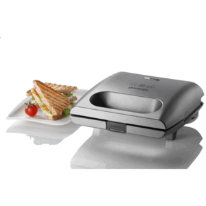 Gorenje | Sandwich maker | SM703GCG | 700 W | Number of plates 3 | Number of pastry 2 | Grey - Image 3