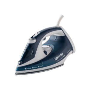 Gorenje | Steam Iron | SIH2200TQC | Steam Iron | 2200 W | Water tank capacity 300 ml | Continuous steam 30 g/min | Steam boost performance 90 g/min | Blue/White - Image 4