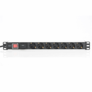 Digitus | 1U Aluminum PDU, rackmountable, 7x safety outlet 16A Plug, 250VAC 50/60Hz, switch, surge protection | DN-95407 - Image 5