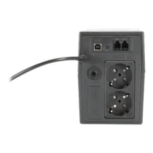 Digitus | Line-Interactive UPS | Line-Interactive UPS DN-170063, 600VA, 360W, 1x 12V/7Ah battery, 2x CEE 7/7 outlet, 2x RJ-11, 1x USB 2.0 type B, LED, Simulated Sine Wave, 298x101x142mm, 4.35kg | 600 VA | 360 W - Image 6