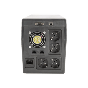 Digitus | Line-Interactive UPS | Line-Interactive UPS DN-170075, 1500VA, 900W, 2x 12V/9Ah battery, 4x CEE 7/7 outlet, 2x RJ45, 1x USB 2.0 type B, 1x RS232, LCD, Simulated Sine Wave, 380x158x198mm, 10.1kg | 1500 VA | 900 W - Image 7