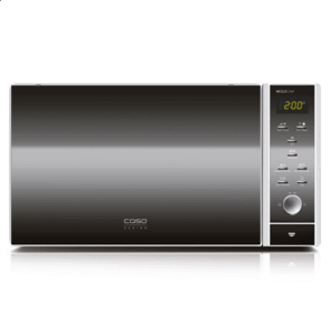 Caso | Microwave Oven with Grill and Convection | MCG 25 Chef | Free standing | 900 W | Convection | 25 L | Grill | Stainless steel/Black