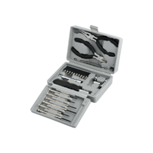 Logilink | Tool Set, 25pcs | Incl. transport boxThe set includes6x micro screwdrivers1x micro cutter1x mini telephone plier1x bit screwdriver with extension10x bits (PH1, PH2, PZ1, PZ2, PZ5, PZ6, T10, T15, T20, adaptor)4x socket wrench (5mm, 6mm, 8mm, 10mm)1x tweezersBarcode: 4052792012491 - Image 2