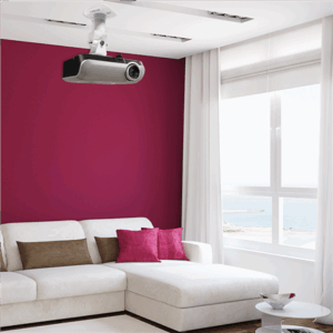 Logilink BP0003 Projector mount, ceiling, universal, 220 mm, white | Logilink - Image 3